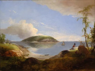 Pamiątka z Wyspy Niedźwiedziej, Maine, 1850 r.